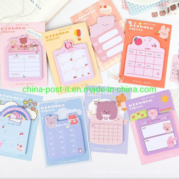 Cartoon Self-Adhesive Memo Pad for Office Use